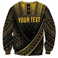 Personalised Polynesia Childhood Cancer Awareness Sweatshirt You Are Stronger Than Cancer LT05 - Polynesian Pride
