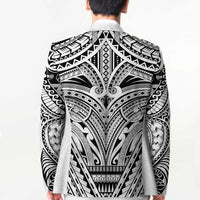 Polynesian Tattoo Inspired Cosplay Costume Blazer Tribal Warrior White LT05 - Polynesian Pride