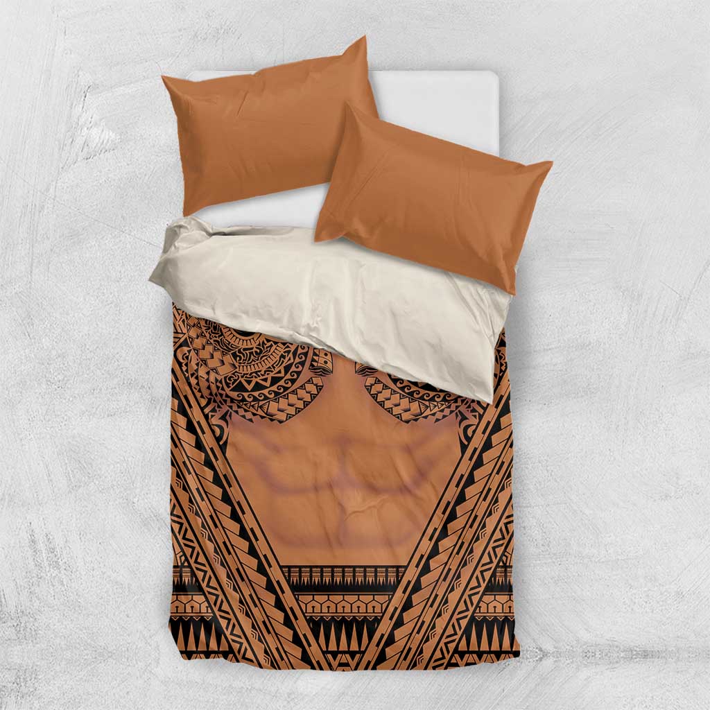 Polynesian Tattoo Inspired Cosplay Costume Bedding Set Tribal Warrior - Polynesian Pride