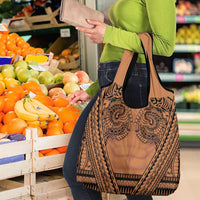 Polynesian Tattoo Inspired Cosplay Costume Grocery Bag Tribal Warrior - Polynesian Pride