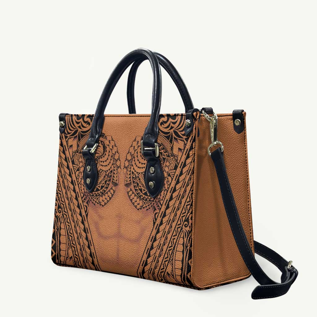 Polynesian Tattoo Inspired Cosplay Costume Leather Bag Tribal Warrior - Polynesian Pride