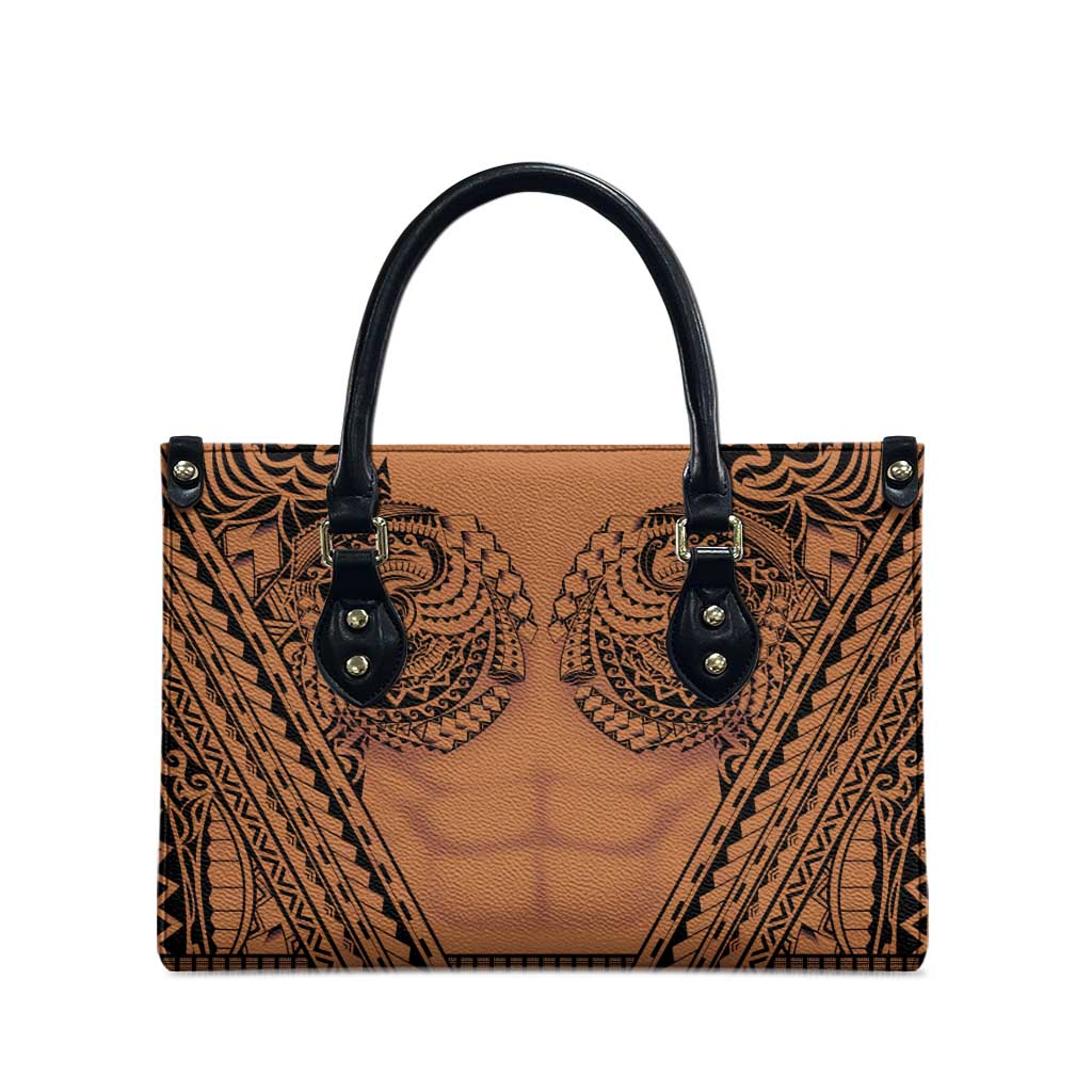 Polynesian Tattoo Inspired Cosplay Costume Leather Bag Tribal Warrior - Polynesian Pride