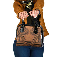 Polynesian Tattoo Inspired Cosplay Costume Shoulder Handbag Tribal Warrior LT05 One Size Brown - Polynesian Pride