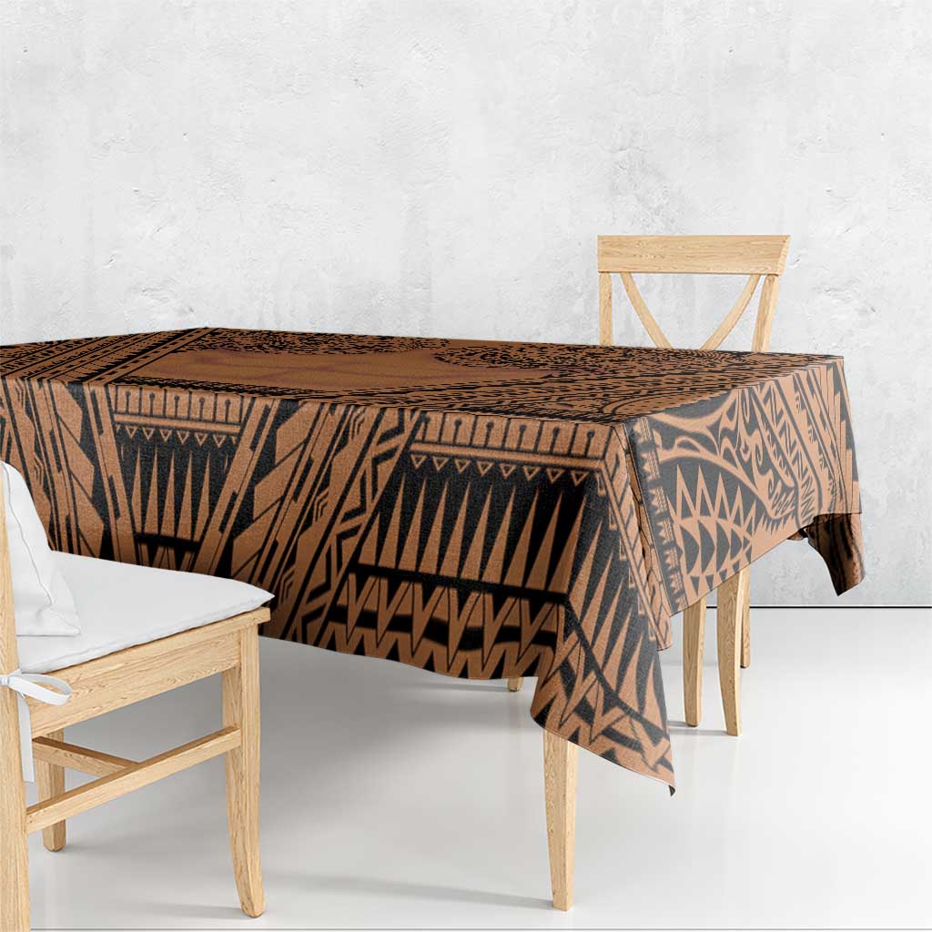 Polynesian Tattoo Inspired Cosplay Costume Tablecloth Tribal Warrior - Polynesian Pride