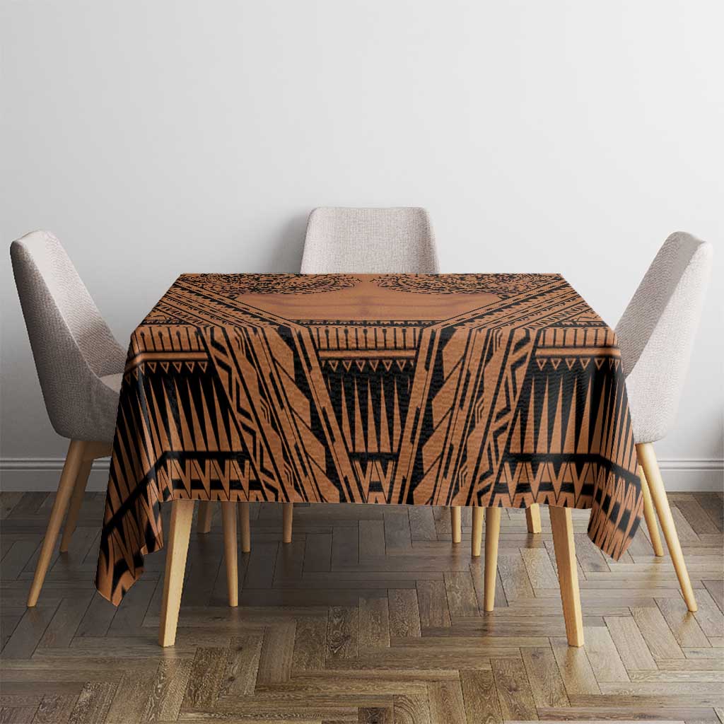 Polynesian Tattoo Inspired Cosplay Costume Tablecloth Tribal Warrior - Polynesian Pride