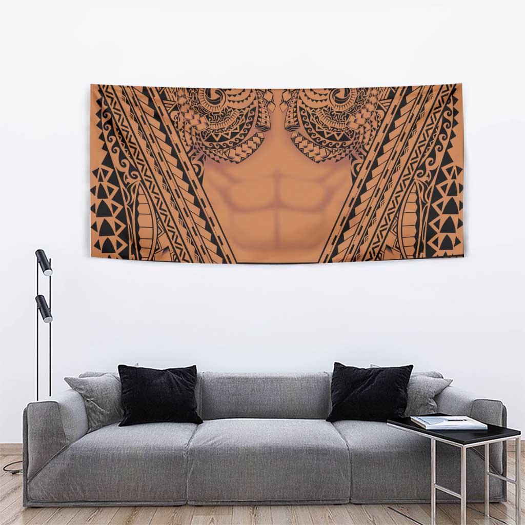 Polynesian Tattoo Inspired Cosplay Costume Tapestry Tribal Warrior LT05 - Polynesian Pride
