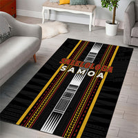 Salelologa Samoa Area Rug Samoan Tribal Pattern LT05 - Polynesian Pride