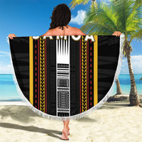 Salelologa Samoa Beach Blanket Samoan Tribal Pattern LT05 - Polynesian Pride