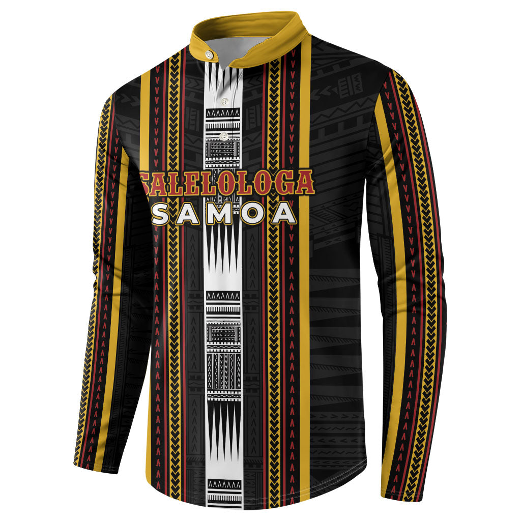 Personalised Salelologa Samoa Button Sweatshirt Samoan Tribal Pattern LT05 - Polynesian Pride
