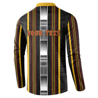 Personalised Salelologa Samoa Button Sweatshirt Samoan Tribal Pattern LT05 - Polynesian Pride