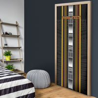 Personalised Salelologa Samoa Door Cover Samoan Tribal Pattern LT05 - Polynesian Pride