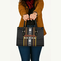 Salelologa Samoa Leather Bag Samoan Tribal Pattern LT05 - Polynesian Pride