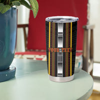 Personalised Salelologa Samoa Tumbler Cup Samoan Tribal Pattern LT05 - Polynesian Pride