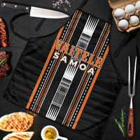 Vaitele Samoa Apron Samoan Tribal Pattern LT05 Orange - Polynesian Pride