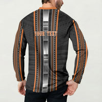 Personalised Vaitele Samoa Button Sweatshirt Samoan Tribal Pattern LT05 - Polynesian Pride