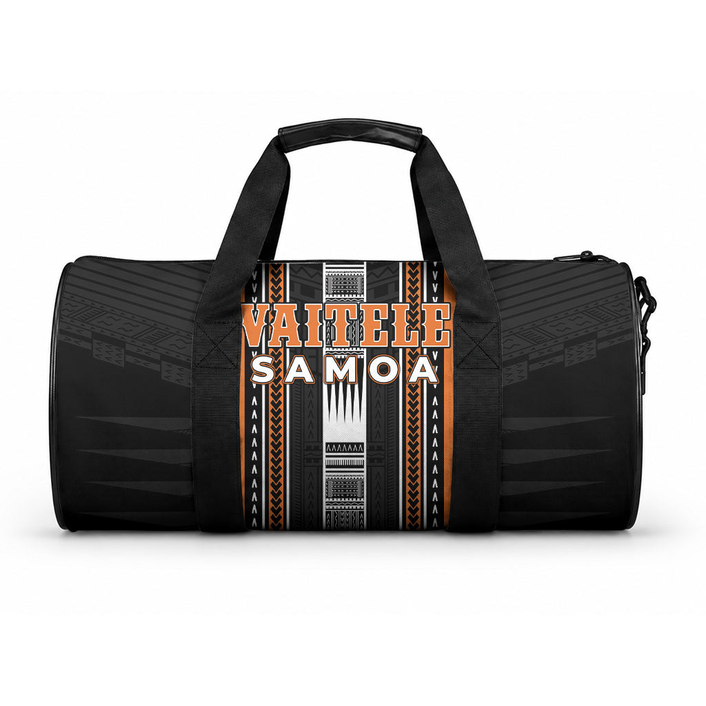 Vaitele Samoa Duffle Bag Samoan Tribal Pattern LT05 One size Orange - Polynesian Pride