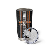 Personalised Vaitele Samoa Tumbler Cup Samoan Tribal Pattern LT05 - Polynesian Pride