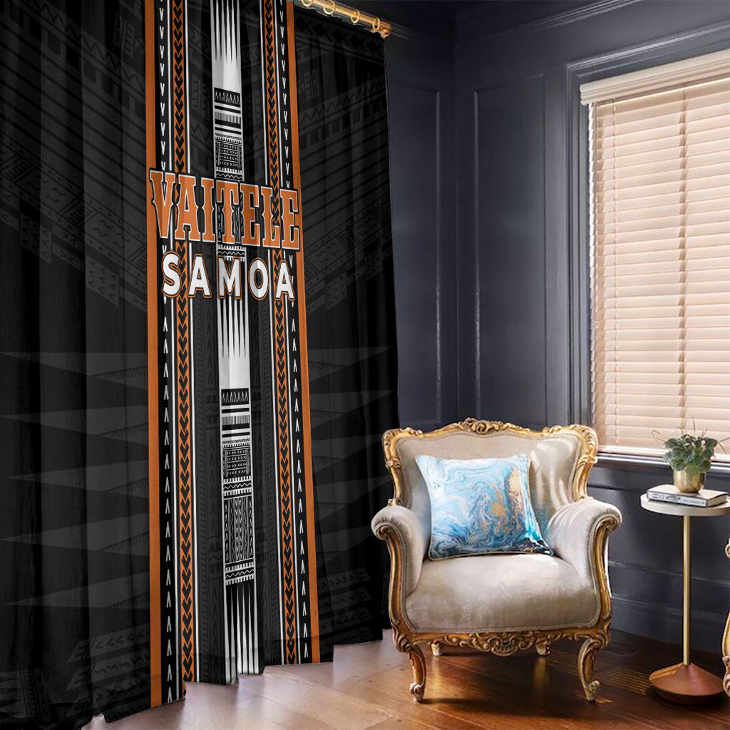 Vaitele Samoa Window Curtain Samoan Tribal Pattern LT05 - Polynesian Pride