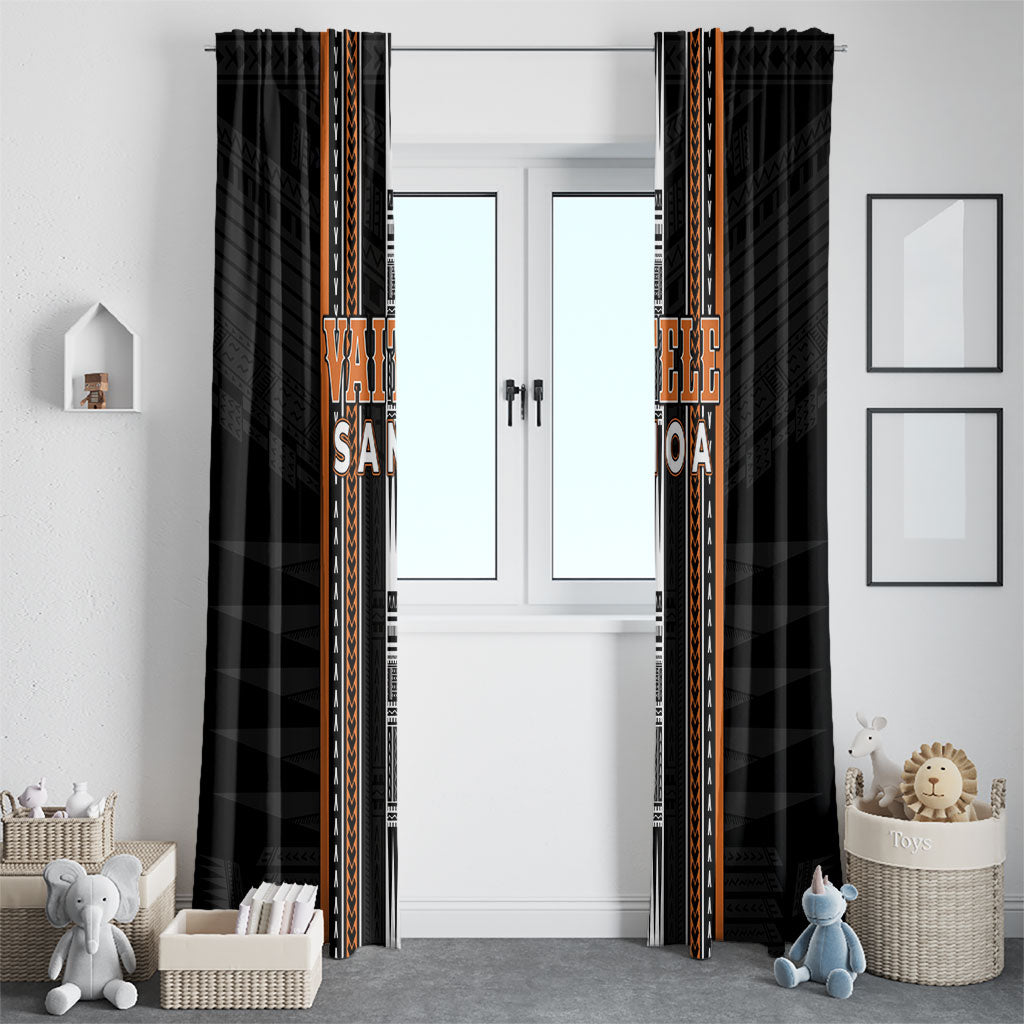 Vaitele Samoa Window Curtain Samoan Tribal Pattern LT05 - Polynesian Pride
