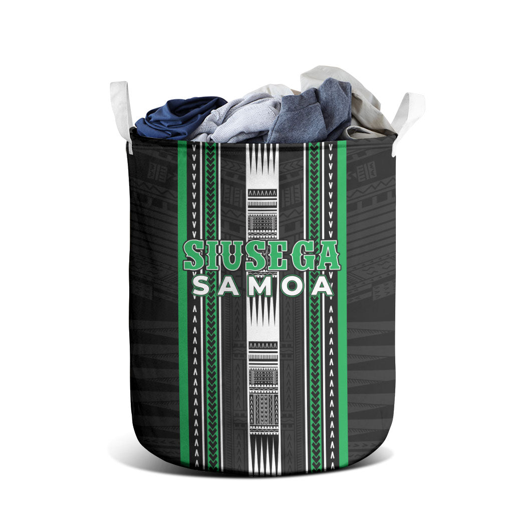Siusega Samoa Laundry Basket Samoan Tribal Pattern LT05 - Polynesian Pride
