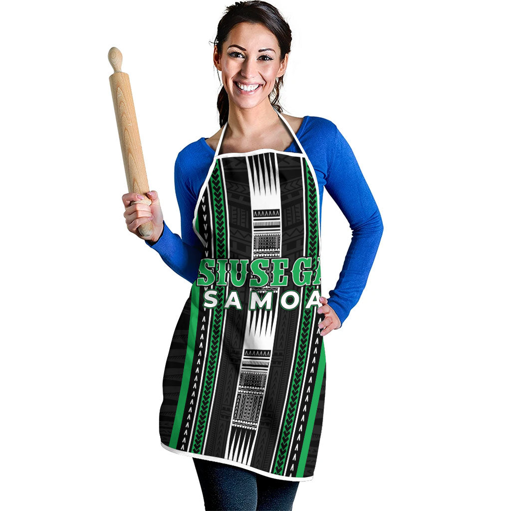 Siusega Samoa Apron Samoan Tribal Pattern LT05 - Polynesian Pride