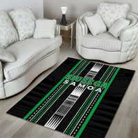 Siusega Samoa Area Rug Samoan Tribal Pattern LT05 - Polynesian Pride