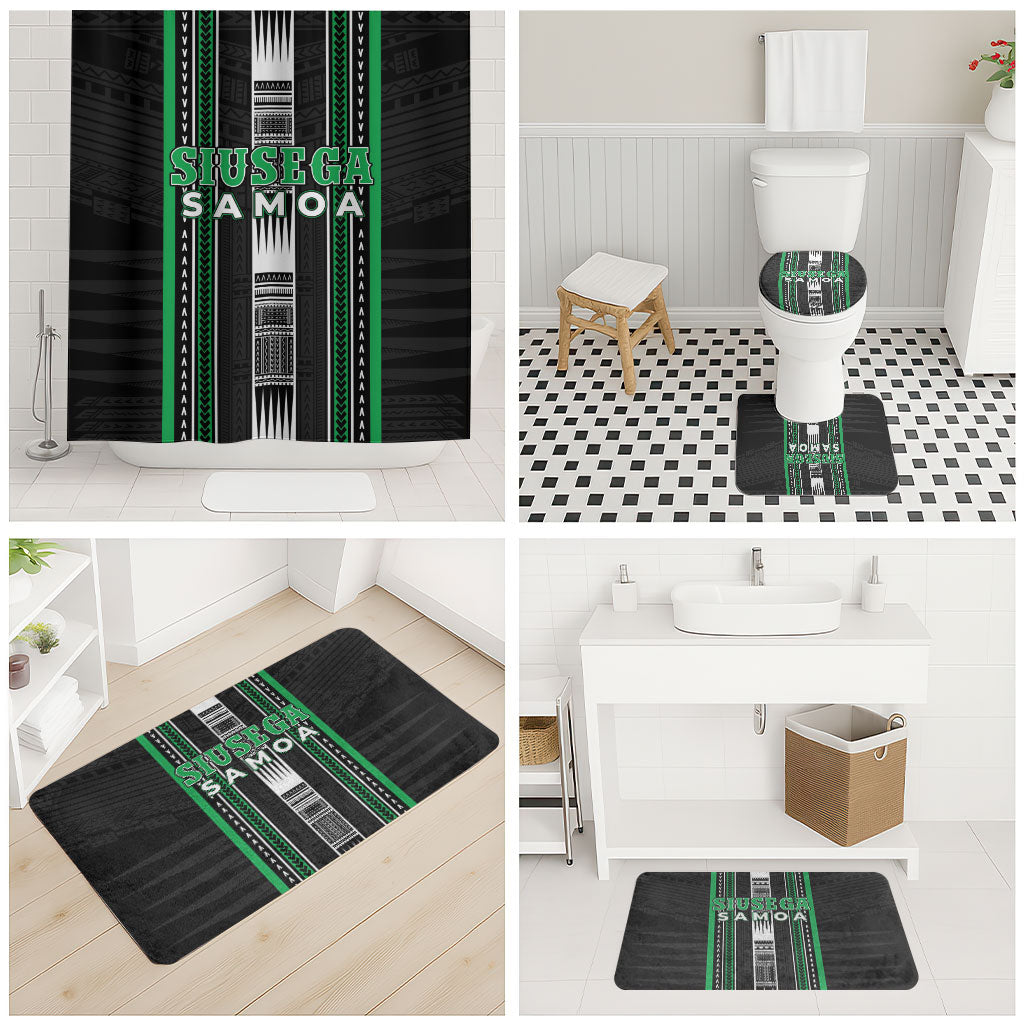 Siusega Samoa Bathroom Set Samoan Tribal Pattern LT05 - Polynesian Pride