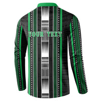 Personalised Siusega Samoa Button Sweatshirt Samoan Tribal Pattern LT05 - Polynesian Pride