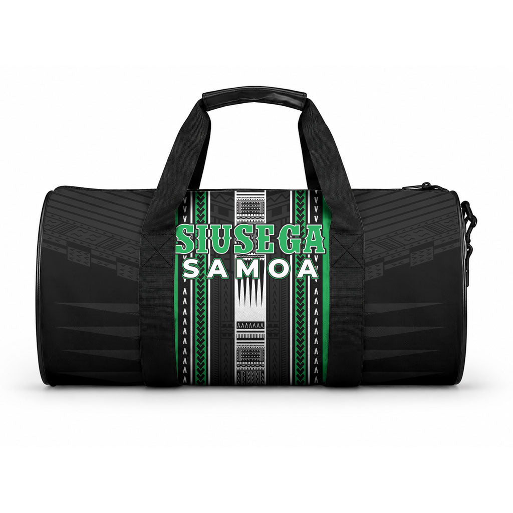 Siusega Samoa Duffle Bag Samoan Tribal Pattern LT05 One size Green - Polynesian Pride