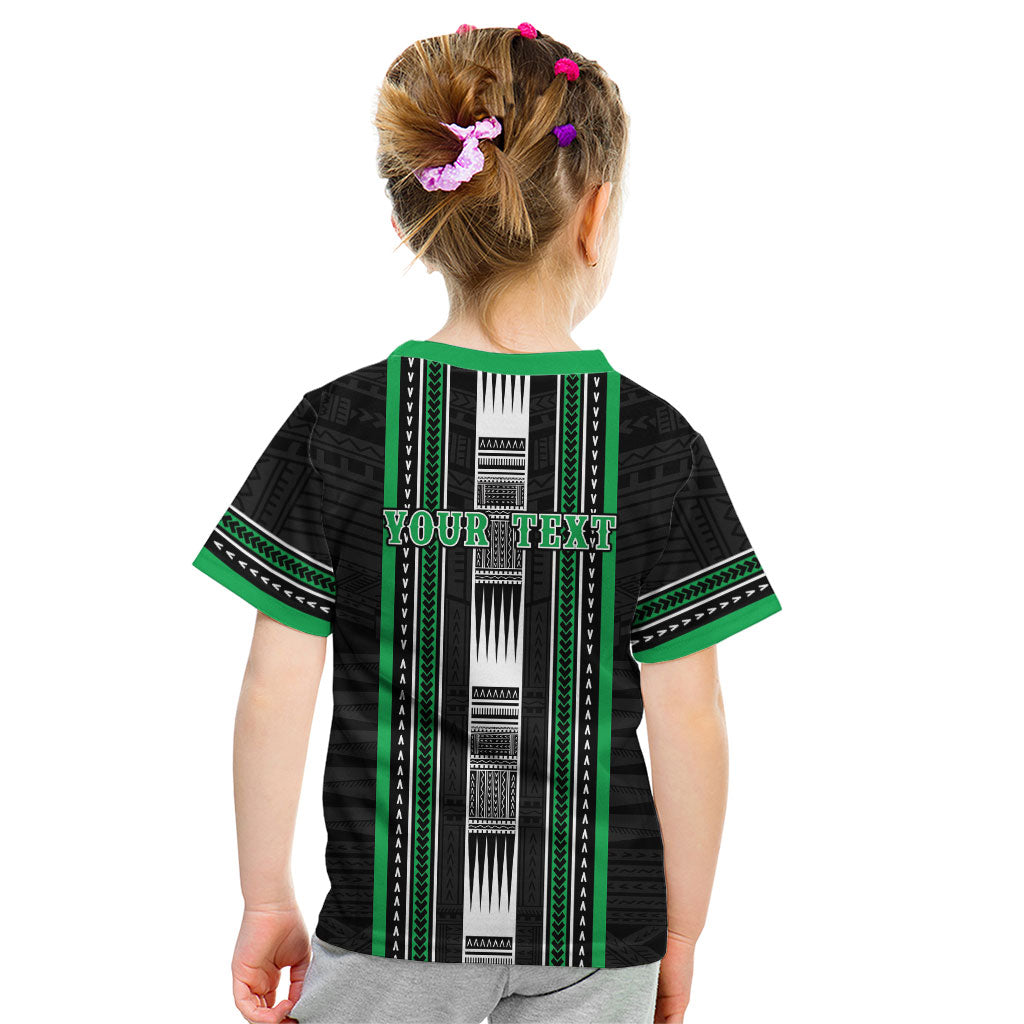Personalised Siusega Samoa Kid T Shirt Samoan Tribal Pattern LT05 - Polynesian Pride