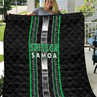 Siusega Samoa Quilt Samoan Tribal Pattern LT05 Green - Polynesian Pride