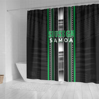 Siusega Samoa Shower Curtain Samoan Tribal Pattern LT05 - Polynesian Pride