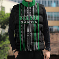 Personalised Siusega Samoa Sleeveless Puffer Jacket Samoan Tribal Pattern LT05 - Polynesian Pride