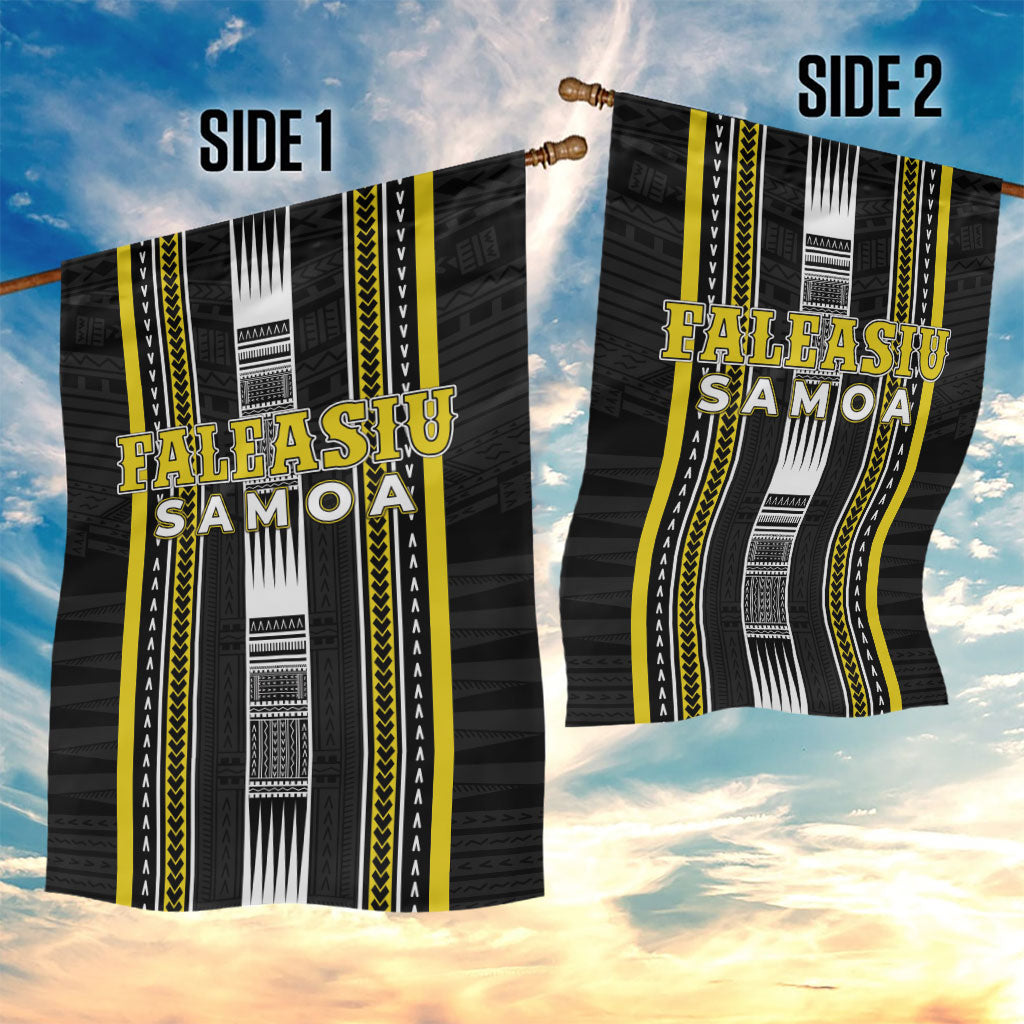 Faleasiu Samoa Garden Flag Samoan Tribal Pattern LT05 - Polynesian Pride