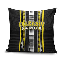 Faleasiu Samoa Pillow Cover Samoan Tribal Pattern LT05 Yellow - Polynesian Pride