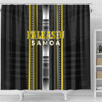 Faleasiu Samoa Shower Curtain Samoan Tribal Pattern LT05 - Polynesian Pride