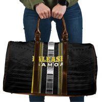 Faleasiu Samoa Travel Bag Samoan Tribal Pattern LT05 Yellow - Polynesian Pride