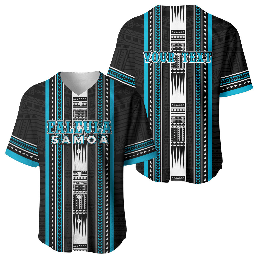 Personalised Faleula Samoa Baseball Jersey Samoan Tribal Pattern LT05 - Polynesian Pride
