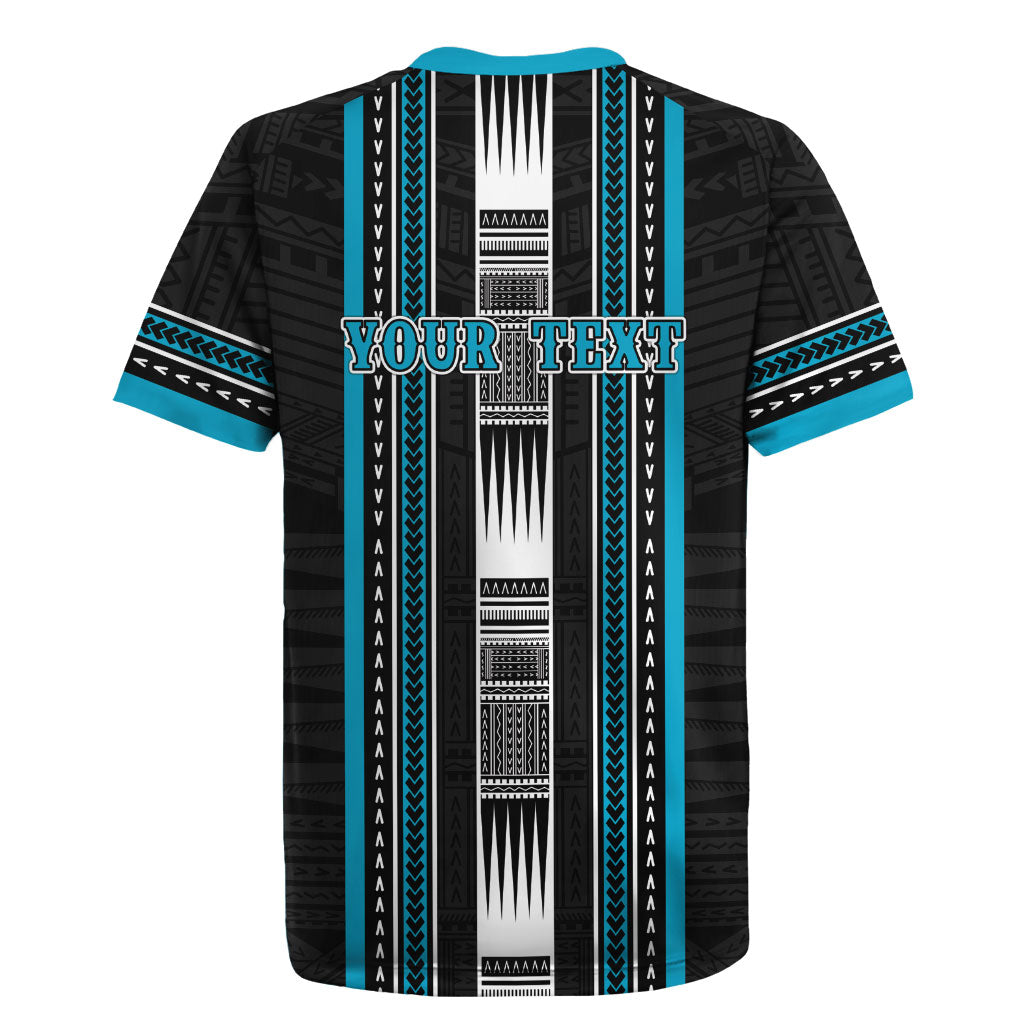 Personalised Faleula Samoa Rugby Jersey Samoan Tribal Pattern LT05 - Polynesian Pride
