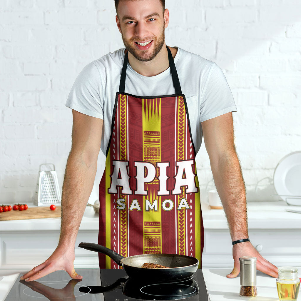 Apia Samoa Apron Samoan Tribal Pattern LT05 - Polynesian Pride