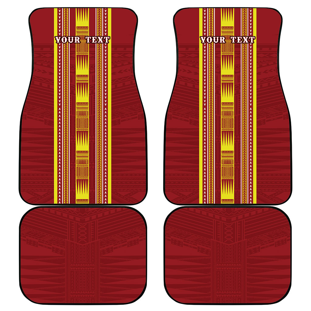 Personalised Apia Samoa Car Mats Samoan Tribal Pattern LT05 - Polynesian Pride