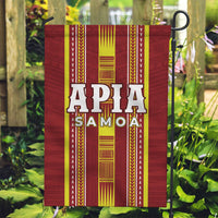Apia Samoa Garden Flag Samoan Tribal Pattern LT05 Garden Flag Red - Polynesian Pride