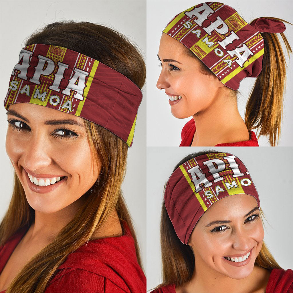 Apia Samoa Neck Gaiter Samoan Tribal Pattern LT05 - Polynesian Pride