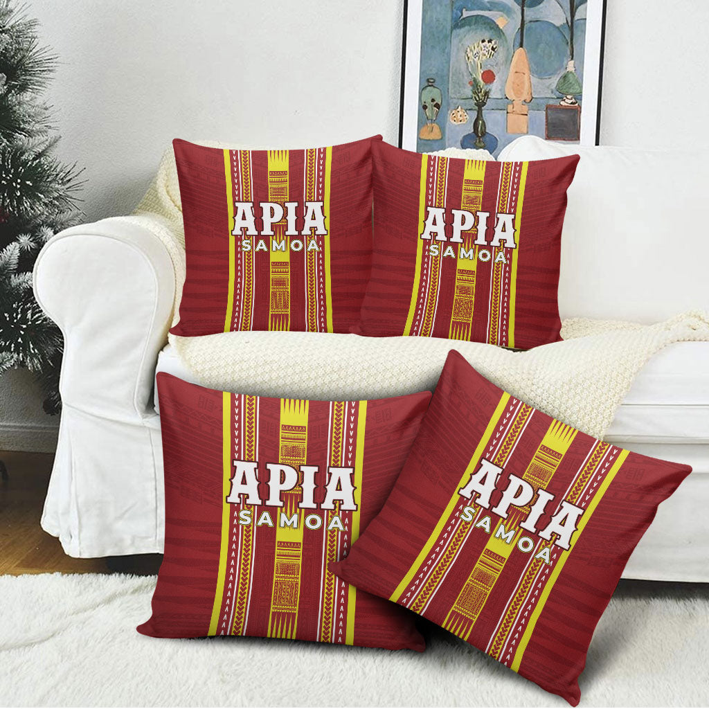 Apia Samoa Pillow Cover Samoan Tribal Pattern LT05 - Polynesian Pride