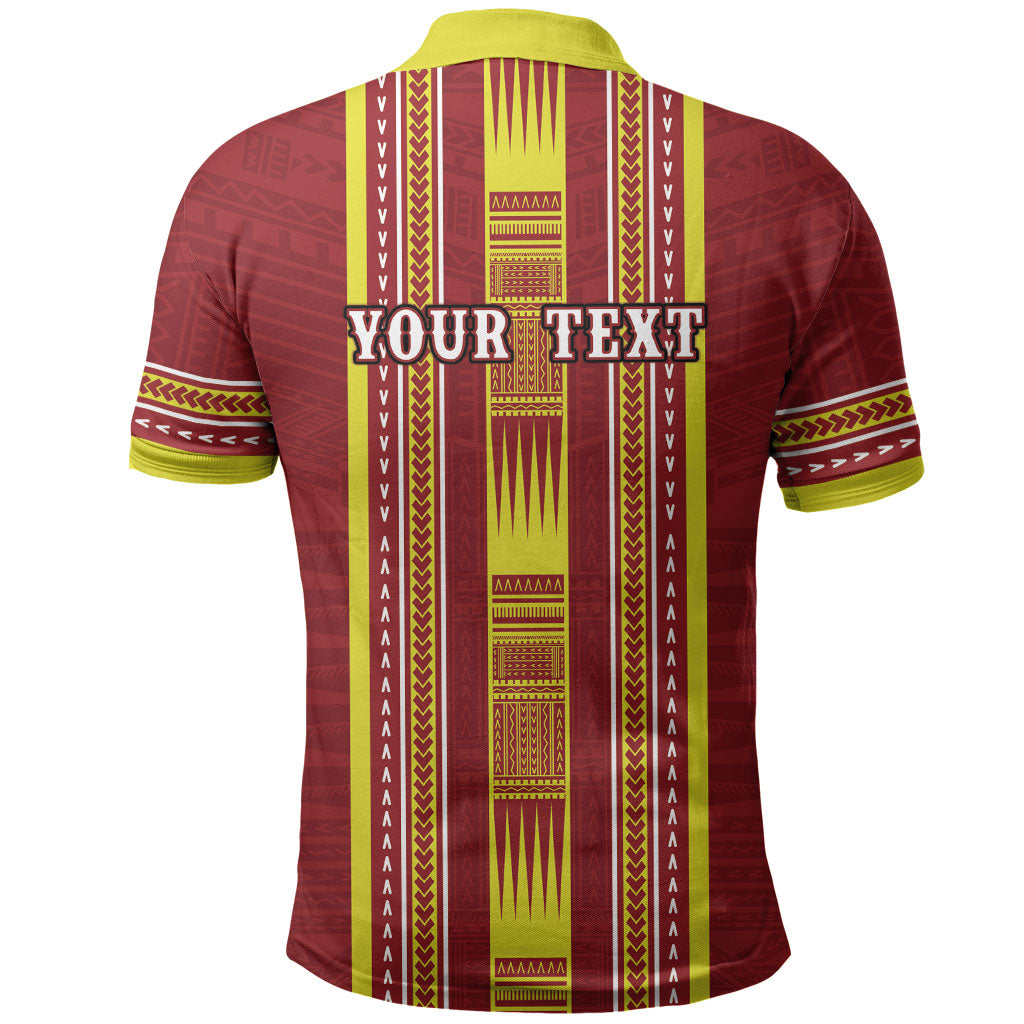 Personalised Apia Samoa Polo Shirt Samoan Tribal Pattern LT05 - Polynesian Pride