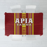 Apia Samoa Tablecloth Samoan Tribal Pattern LT05 Red - Polynesian Pride
