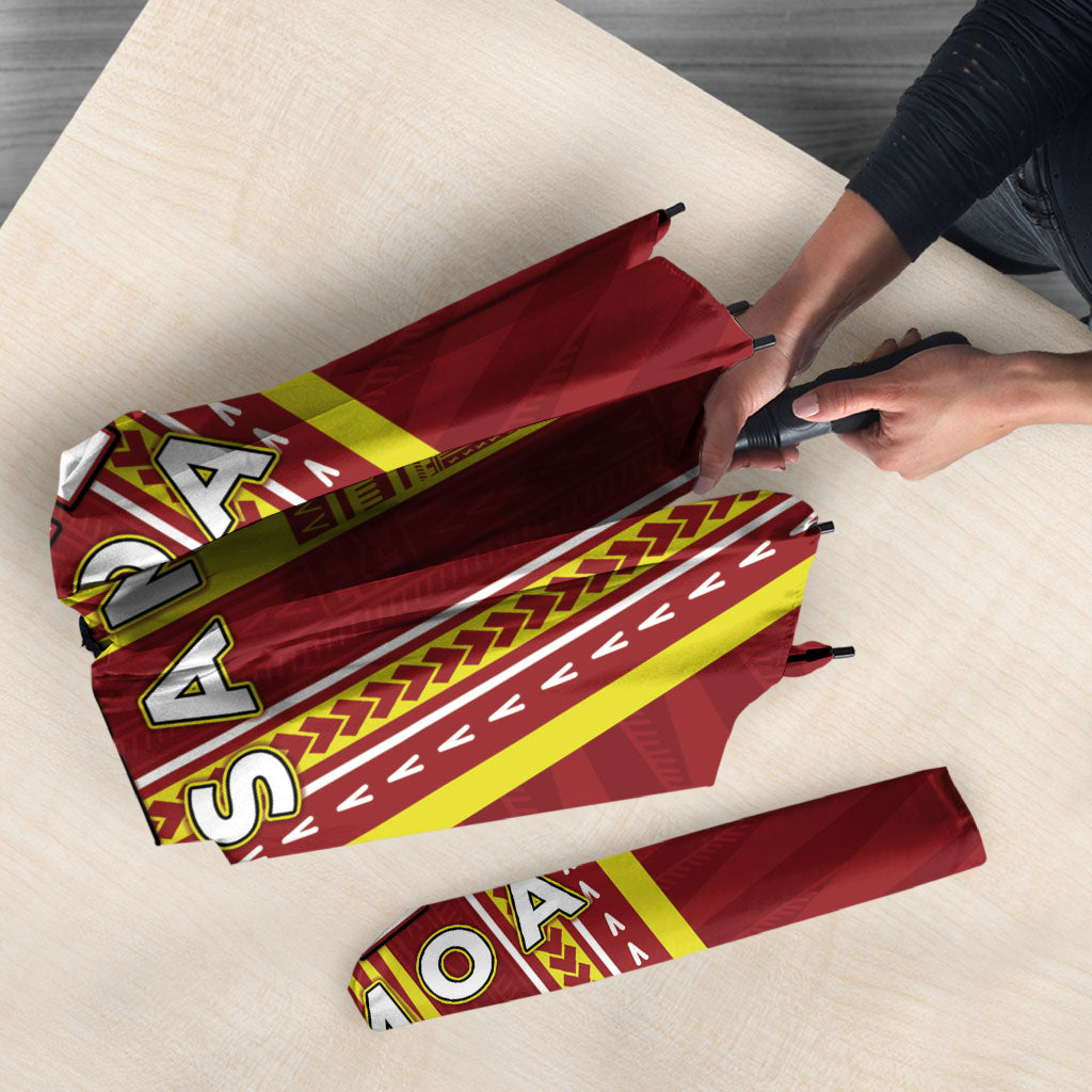 Apia Samoa Umbrella Samoan Tribal Pattern LT05 - Polynesian Pride