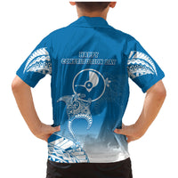 FSM Yap Constitution Day Family Matching Mermaid Dress and Hawaiian Shirt Polynesian Batoids LT05 - Polynesian Pride