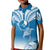 FSM Yap Constitution Day Kid Polo Shirt Polynesian Batoids LT05 Kid Blue - Polynesian Pride