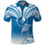 FSM Yap Constitution Day Polo Shirt Polynesian Batoids LT05 Blue - Polynesian Pride